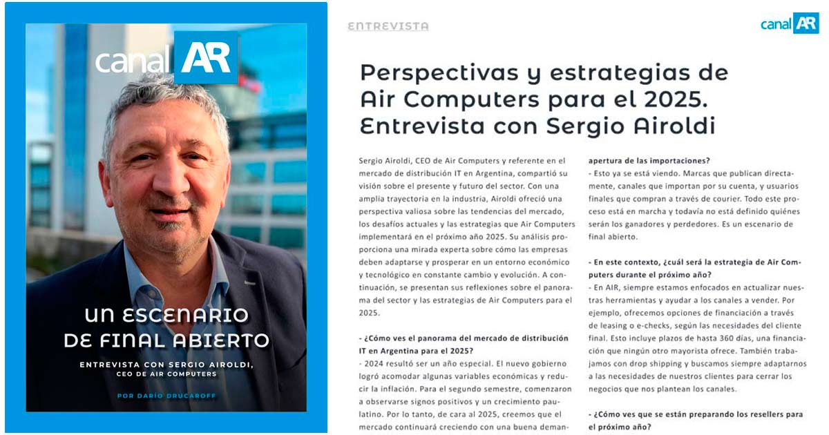 Entrevista a Sergio Airoldi, CEO de Air Computers