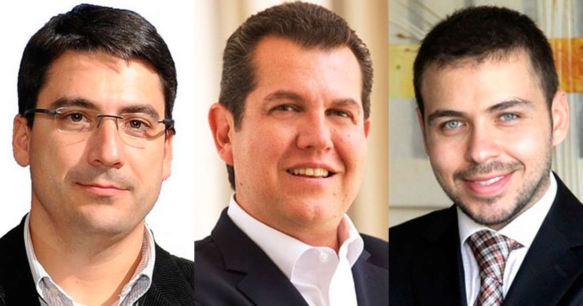 Rafael Schuh, Channel Strategy & Program LatAm Director en Dell Technologies; Alvaro Camarena, SVP Ventas de Canales en Dell Technologies Latinoamrica; y Felipe Montenegro, Channel Storage LatAm Lead en Dell Technologies.