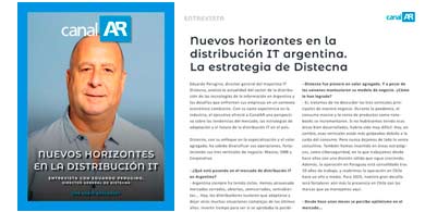 Nuevos horizontes en la distribucin IT argentina. La estrategia de Distecna