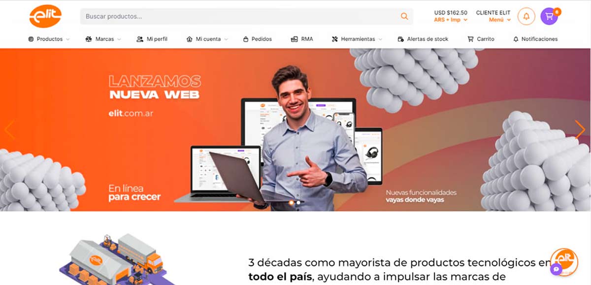 Nuevo sitio web de Elit