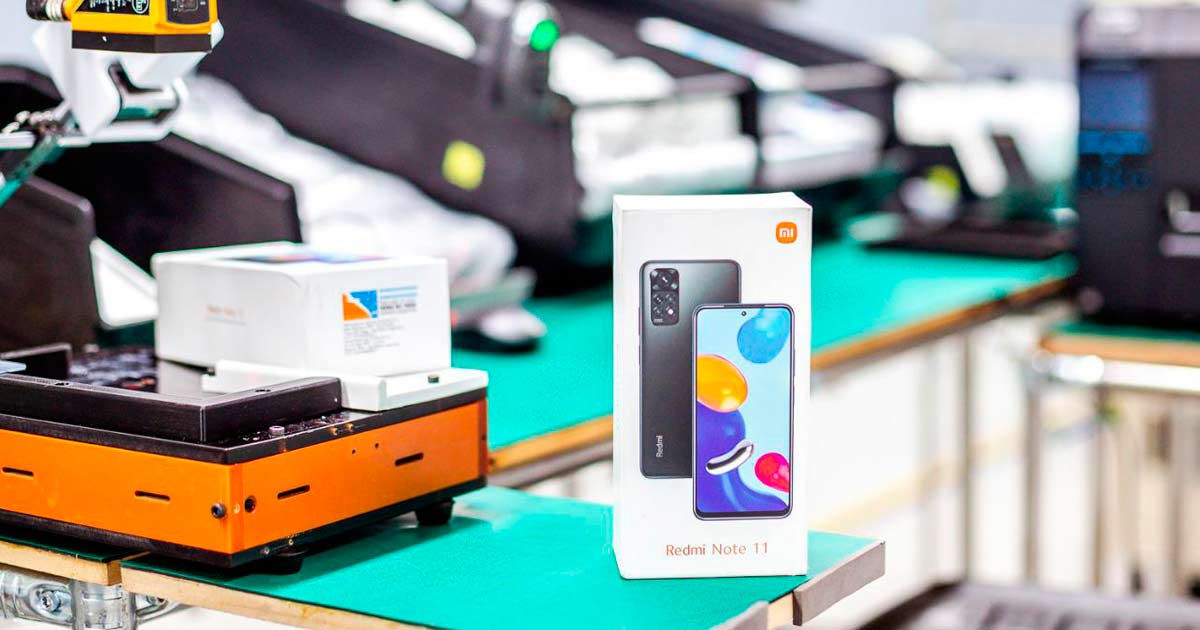 Redmi Note 11 es el producto Xiaomi que Etercor - Solnik est produciendo en Tierra del Fuego