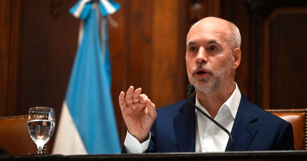 Horacio Rodrguez Larreta durante la inauguracin del nuevo perodo de sesiones ordinarias de la Legislatura