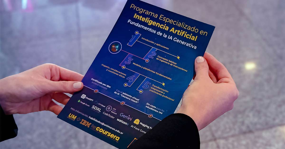 Programa especializado en Inteligencia Artificial Generativa de la Universidad de  Morn