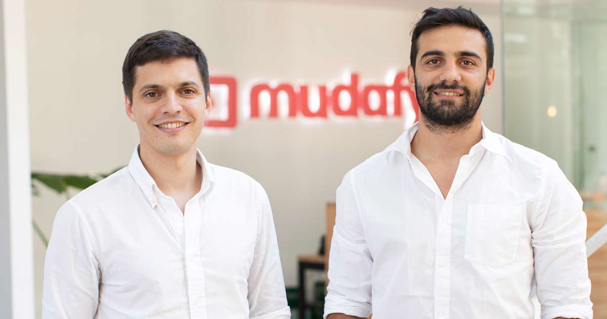 Franco Forte, CEO y cofundador de Mudafy y Lucas Daz, Co-Founder & COO de Mudafy