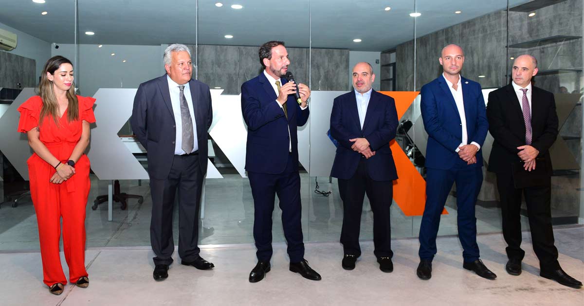 Ariel Sujarchuk, Secretario de Economa del Conocimiento de la Nacin e Intendente de Escobar en uso de licencia, presente en la inauguracin