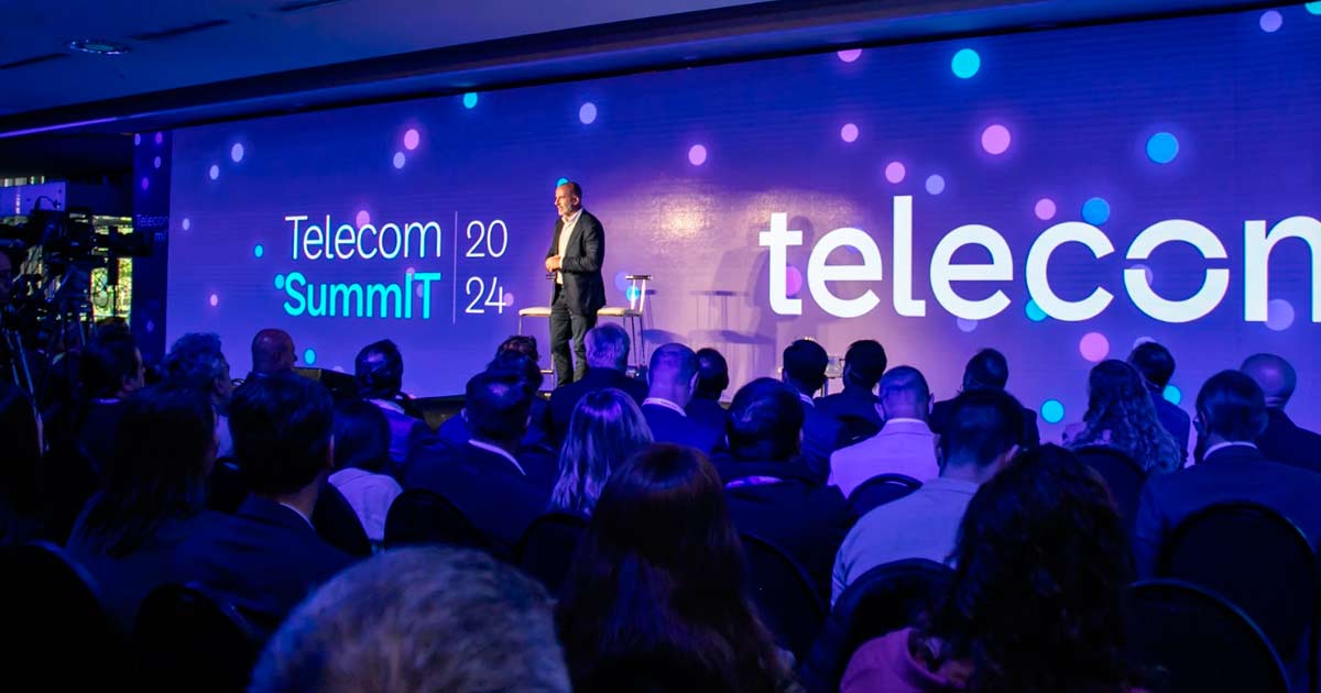 Roberto Nobile, CEO de Telecom, durante el Telecom SummIT 2024