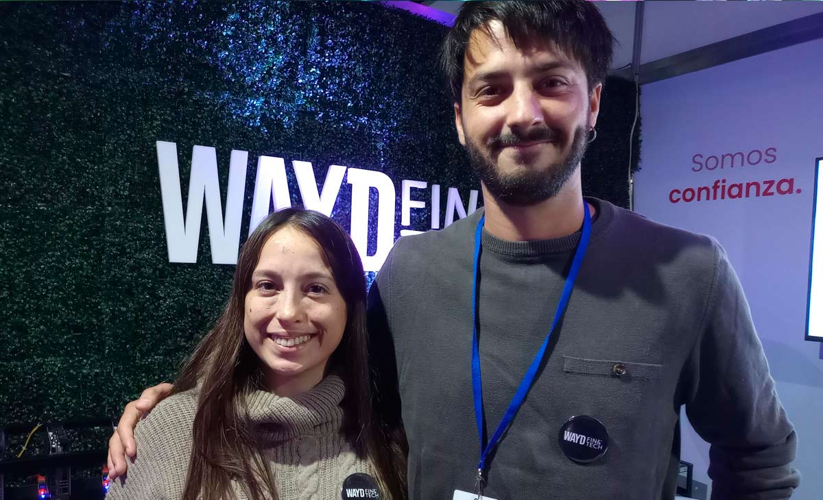 Valeria Parra y Manuel Fontan, de Wayd Fin Tech